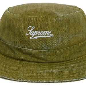 Supreme Coated Denim Crusher - Olive NEW